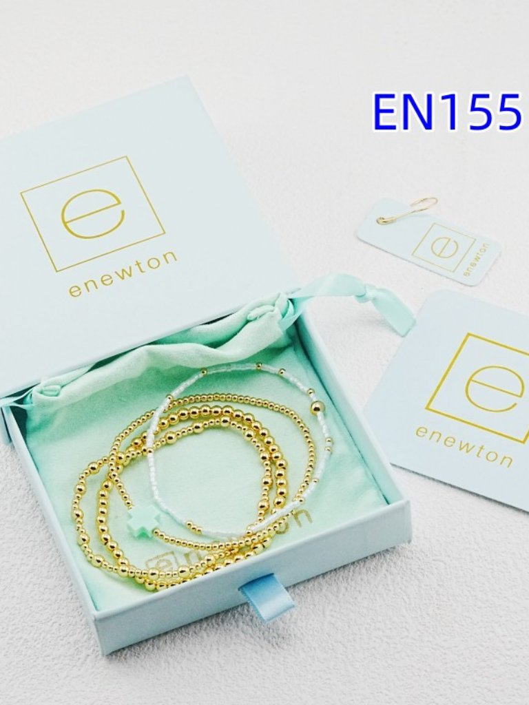 Enewton Colorful Cross Bracelet Set 88$